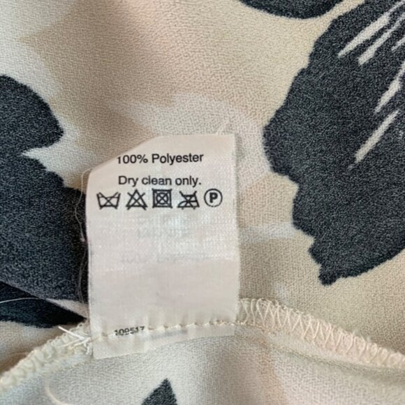 J Crew Womens‎ Top Size 8 Brown Floral Sleeveless Round Neck Blouse neutrals - Picture 8 of 8